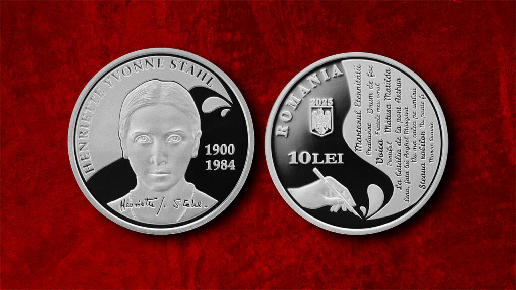 bnr:-moneda-de-argint-emisa-la-125-de-ani-de-la-nasterea-henriettei-yvonne-stahl