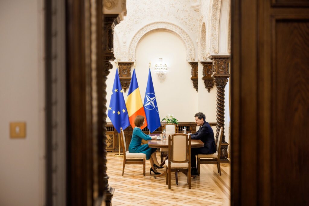 maia-sandu,-discutii-cu-nicusor-dan-despre-proiecte-comune-si-integrarea-in-ue-a-republicii-moldova