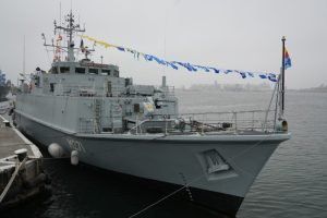 noul-vanator-de-mine-marine-al-romaniei,-prezentat-vineri-in-portul-militar-constanta